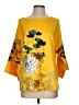 Soft Surroundings 100% Polyester Yellow 3/4 Sleeve Blouse Size S - photo 1