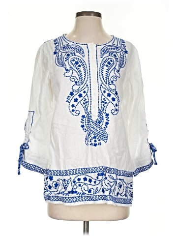 John Mark 3/4 Sleeve Blouse (view 1)