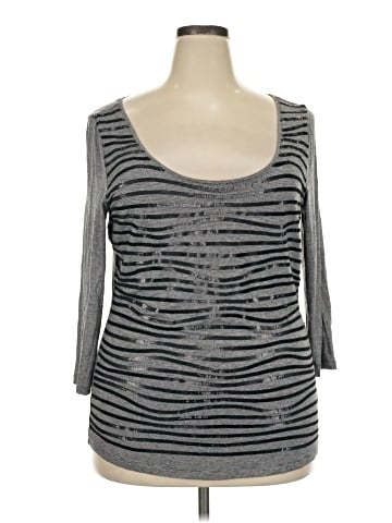 Lafayette 148 New York 3/4 Sleeve Top (view 1)