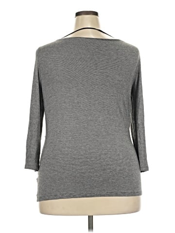 Lafayette 148 New York 3/4 Sleeve Top (view 2)
