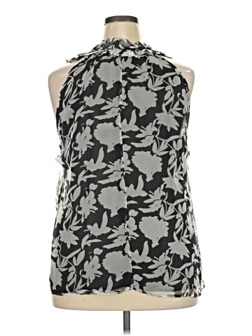 Saint Tropez West Sleeveless Silk Top (view 2)