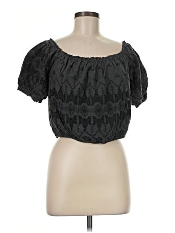 Lucky Brand Short Sleeve Blouse (view 1)