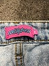 Edikted 100% Cotton Blue Denim Shorts Size XS - photo 3