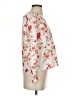 Joie 100% Polyester Floral Ivory 3/4 Sleeve Blouse Size XS - photo 4