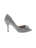 J. Renee Silver Heels Size 8 1/2 - photo 1