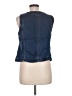 Talbots 100% Tencel Blue Denim Vest Size M - photo 2