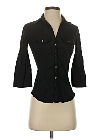James Perse 3/4 Sleeve Button-Down Shirt (view 1)