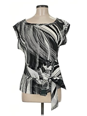 New York & Company Short Sleeve Blouse (view 1)