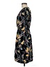 Halogen 100% Polyester Print Black Casual Dress Size Med Petite - photo 5