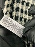 Ann Taylor LOFT Houndstooth Black Coat Size L - photo 4