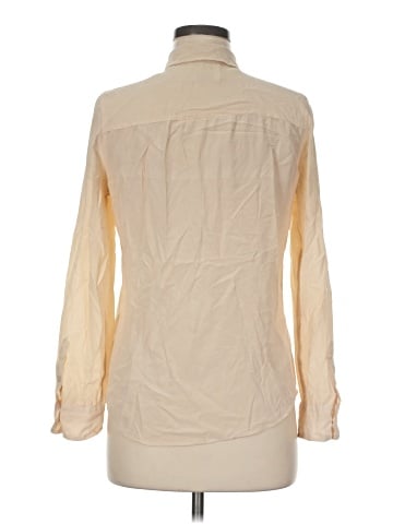 Equipment Long Sleeve Silk Top (view 2)