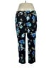 Susan Graver Floral Blue Casual Pants Size 1X (petite) - photo 1