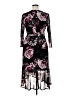 Connected Apparel Floral Black Cocktail Dress Size 14 (petite) - photo 2