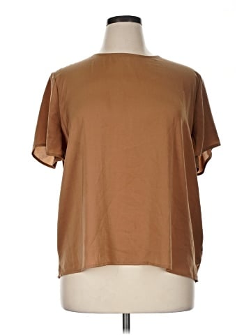 Banana Republic Factory Store Short Sleeve Blouse (view 1)