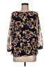 CAbi 100% Polyester Blue 3/4 Sleeve Blouse Size M - photo 1