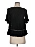 Pol 100% Polyester Black 3/4 Sleeve Top Size S - photo 1