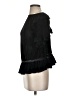 Pol 100% Polyester Black 3/4 Sleeve Top Size S - photo 5
