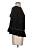 Pol 100% Polyester Black 3/4 Sleeve Top Size S - photo 4