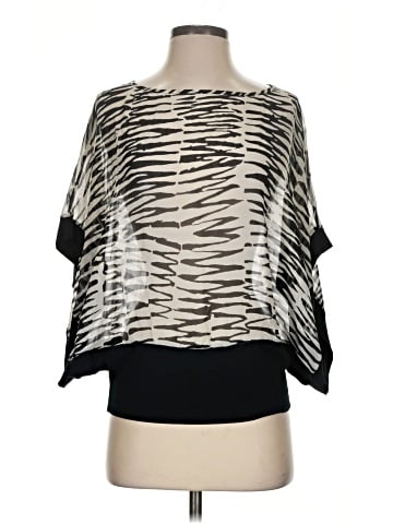 Banana Republic Trina Turk Collection Short Sleeve Silk Top (view 1)