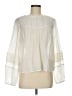 H&M Ivory Long Sleeve Blouse Size 6 - photo 1