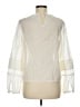 H&M Ivory Long Sleeve Blouse Size 6 - photo 2