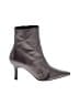 Paraphrase 100% Leather Gray Ankle Boots Size 6 1/2 - photo 1