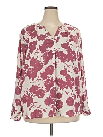 Simply Vera Vera Wang Long Sleeve Blouse (view 1)