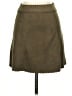 Soprano Solid Brown Casual Skirt Size S - photo 1
