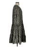 Max Studio Paisley Green Casual Dress Size XS - photo 4