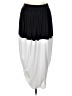 Venus Color Block Black Casual Skirt Size L - photo 2