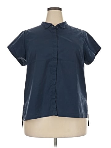 Universal Standard Short Sleeve Blouse (view 1)