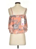Buddy Love 100% Polyester Orange Sleeveless Blouse Size XS - photo 2