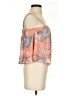 Buddy Love 100% Polyester Orange Sleeveless Blouse Size XS - photo 4