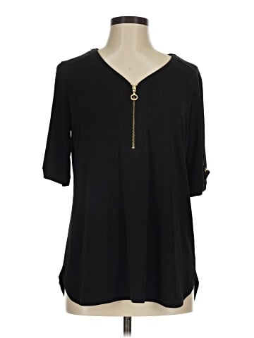 Susan Graver 3/4 Sleeve Blouse (view 1)