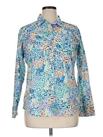 J.Crew Factory Store Long Sleeve Button-Down Shirt (view 1)
