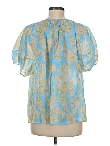 Lafayette 148 New York Short Sleeve Blouse (view 2)