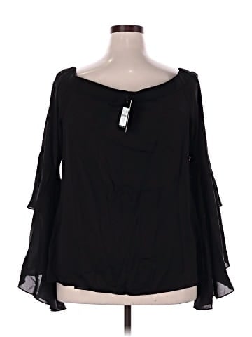 City Chic Long Sleeve Blouse (view 2)