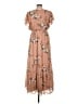 Isabel Maternity Tan Casual Dress Size Lg Maternity - photo 2