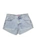 Edikted 100% Cotton Blue Denim Shorts Size XS - photo 1