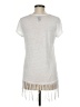 rue21 Silver Short Sleeve Top Size M - photo 2
