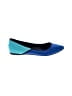 Aldo Color Block Blue Flats Size 8 1/2 - photo 1