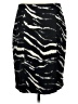 MICHAEL Michael Kors Animal Print Black Casual Skirt Size 8 - photo 2