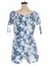 Derek Heart Tie-dye Blue Romper Size XL - photo 2