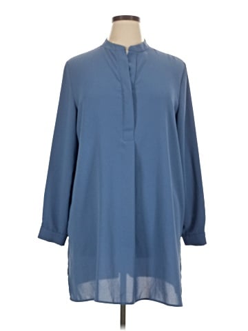 Anne Klein 3/4 Sleeve Henley (view 1)