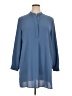 Anne Klein 100% Polyester Blue 3/4 Sleeve Henley Size XL - photo 1