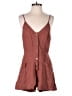 Lush Hearts Brown Romper Size M - photo 1