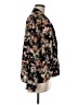 J.Jill 100% Polyester Floral Black Long Sleeve Blouse Size M - photo 4