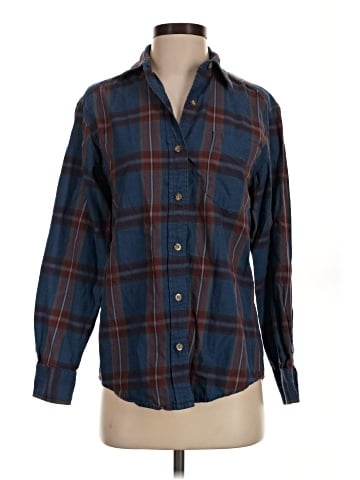 Jones Jeans Long Sleeve Button-Down Shirt (view 1)