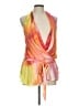 Haute Hippie 100% Silk Orange Halter Top Size L - photo 1