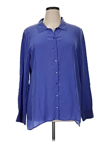 Eileen Fisher Long Sleeve Blouse (view 1)